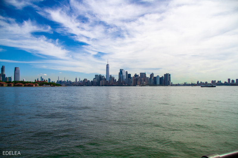 Manhattan Skyline from Liberty Island